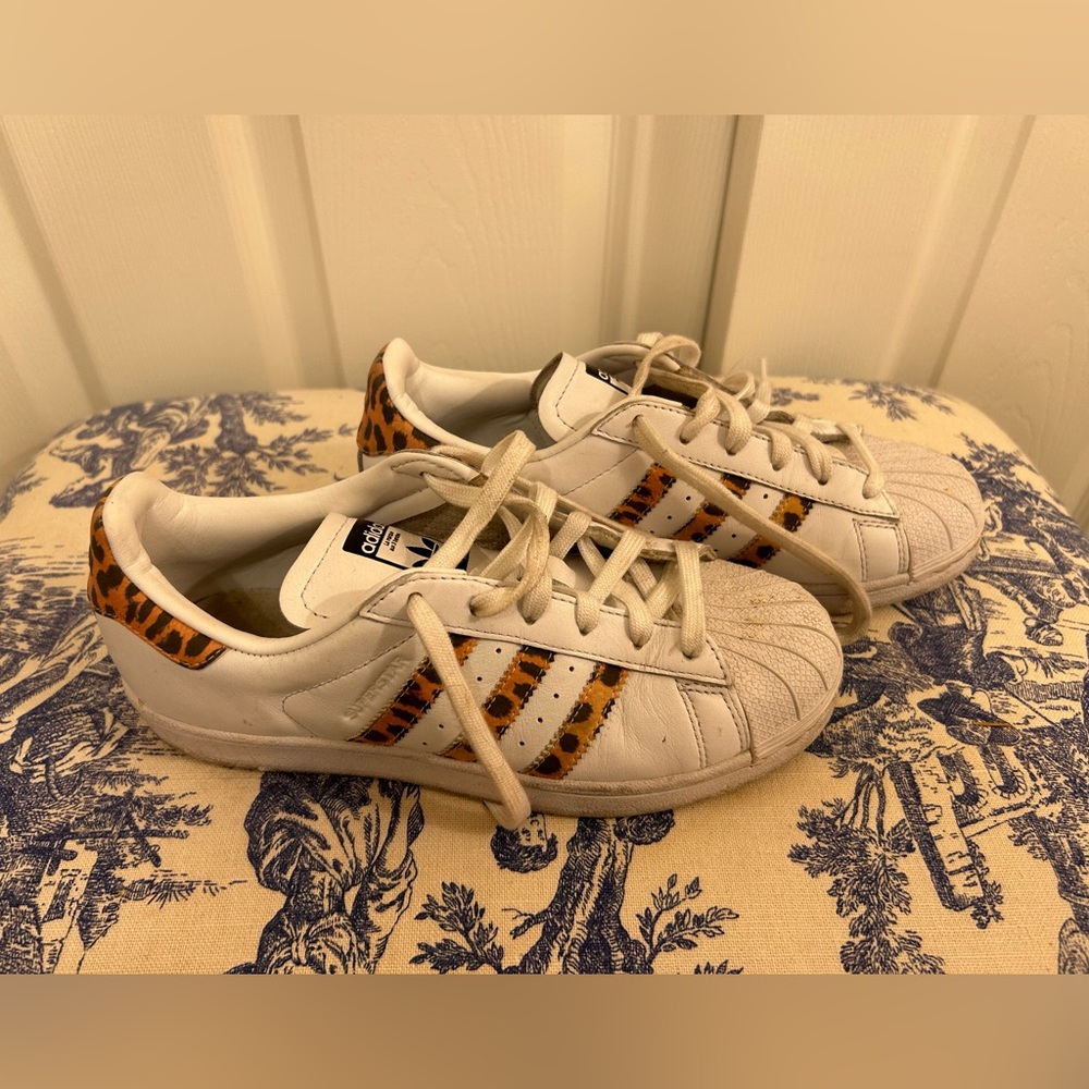 Adidas Superstar Leopard Print Sneakers